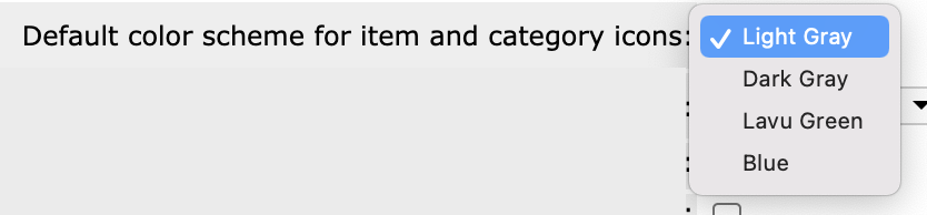 Advanced Location Settings - Menu Interface Settings
