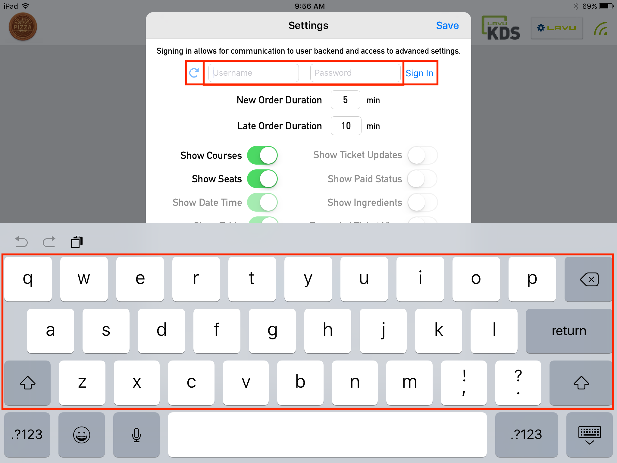 Lavu KDS - Settings, Functions and Features